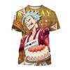 Летняя аниме-персонажи, креативный дизайн, 3D-печать, крутая и персонализированная модная футболка