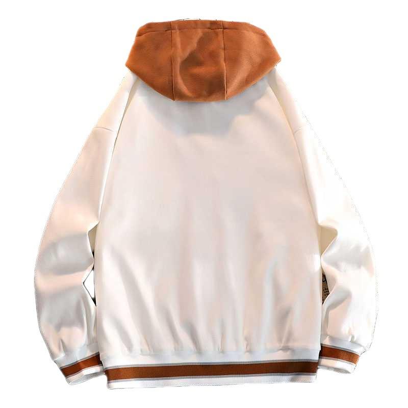Fake Two Jackets Мужское пальто весна и осень Модный бренд мужской ветрозащитный топ с капюшоном