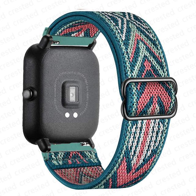 Нейлоновый ремешок Для Amazfit GTS 4/2/2e/3/GTS2 Mini/GTR/4/3/Pro/GTR2/stratos Браслет ремешок Amazfit bip 6 5 3 20мм/22мм Ремешки для часов