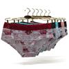 Women Panties Cotton Underwear Print Low Rise Girls Briefs Everyday Ladies Knickers for Women 6 PCS/lot
