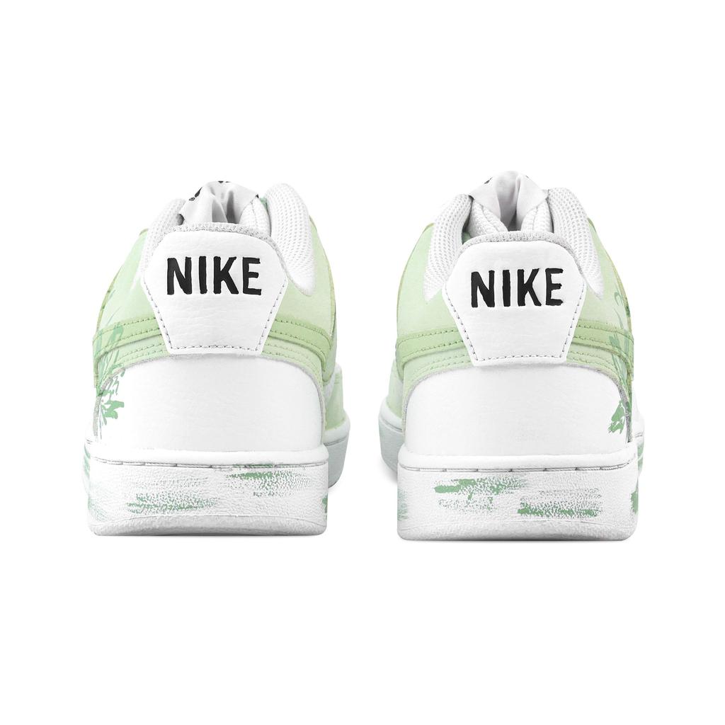Nike Court Vision 1 Mint, Heart Box Abrasion Resistant Low top Skateboard Shoes Men's Green White DH2987-101(Team529--)