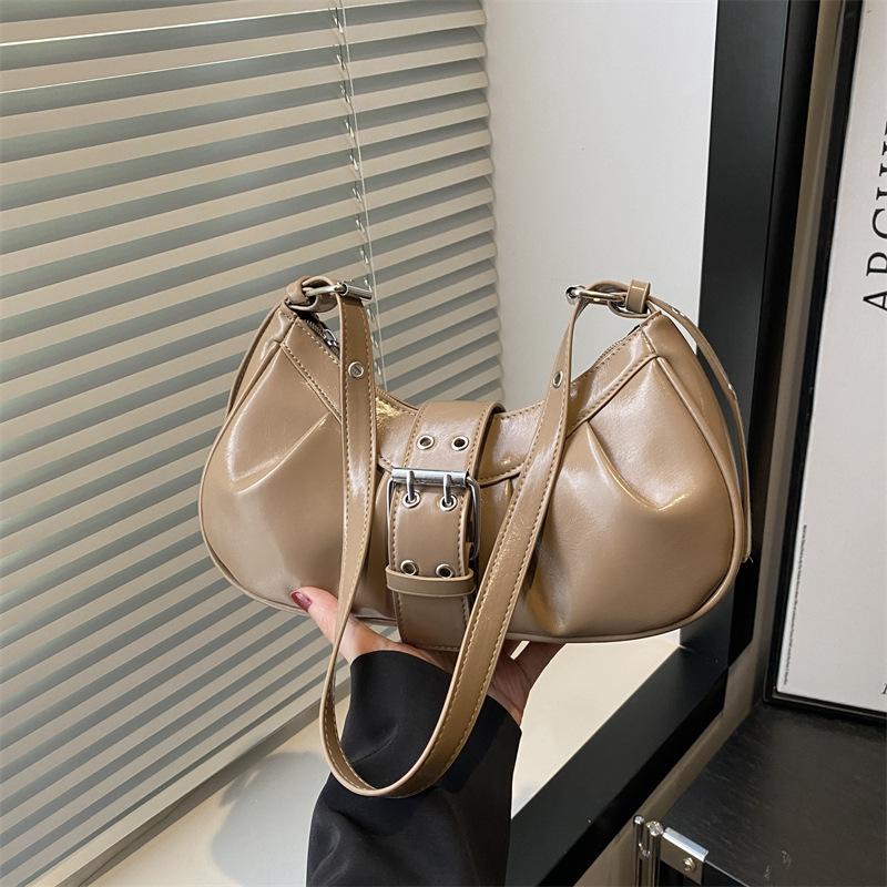 High-value Fashionable Underarm Bag Women's New Simple Casual Underarm Bag Niche Design Women's Bag