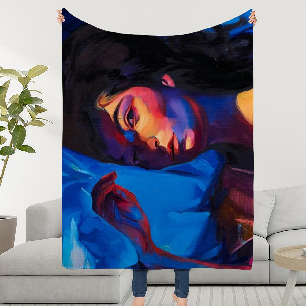 Blanket Singer Throw Album Super Cosy Plush Living L-LordeS Room Sofa Couch Childish Birthday Gifts
