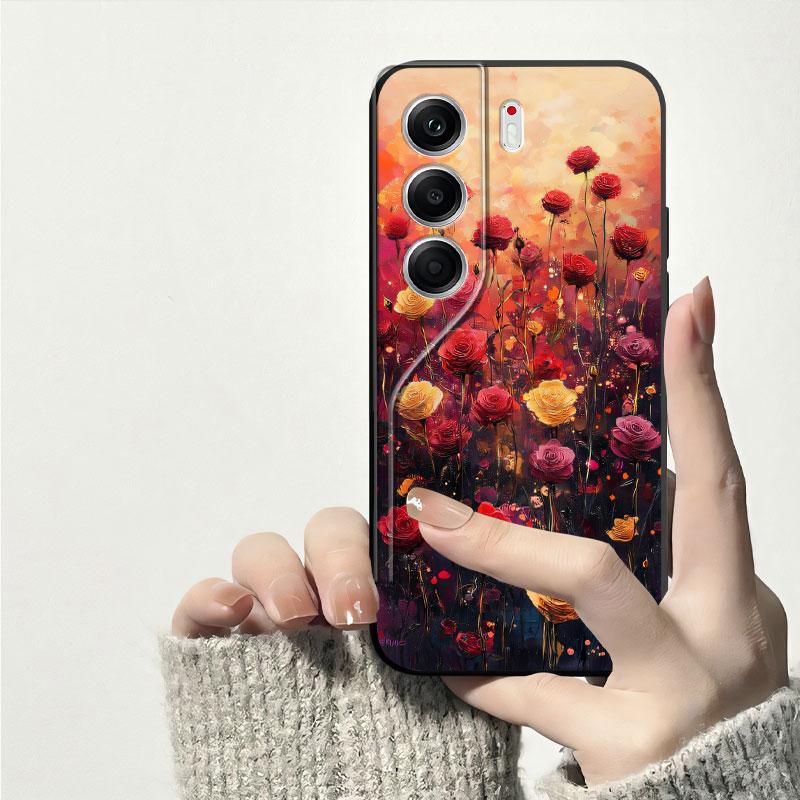 Для Tecno Camon 40 Pro 5G / CM7 Чехол-бампер Мягкая силиконовая задняя крышка Для Tecno Camon 40 / CM5 Черный ТПУ Ударопрочный чехол для телефона