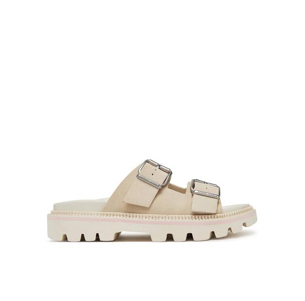 Шлёпанцы Tommy Jeans Double Strap Sandal Suede