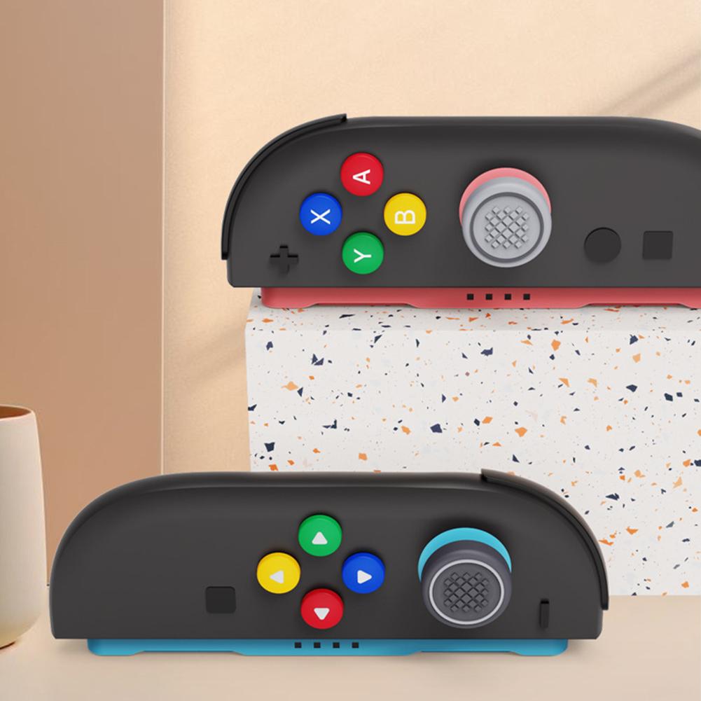Для Nintendo Switch 2 Накладки на стики Джойстика и Набор Стикеры на Кнопки ABXY для Switch 2 Joycon Комплект Игровых Аксессуаров