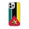 Coque iPhone - Drapeau Mozambique - iPhone 13 Pro Max - Souple - Multicolore - Verticale