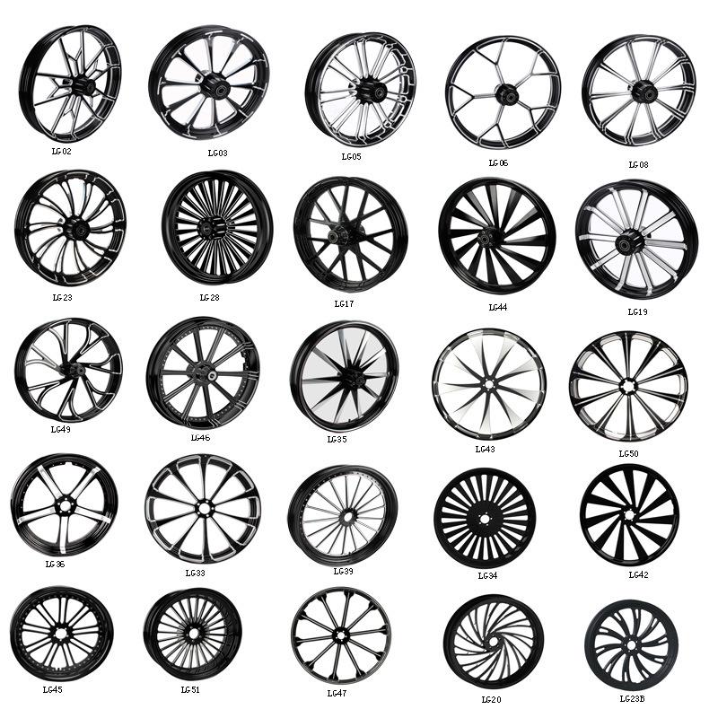 Forged Aluminum Wheel for 2008+ Harley Touring Models with Dual Discs (ABS-Compatible)