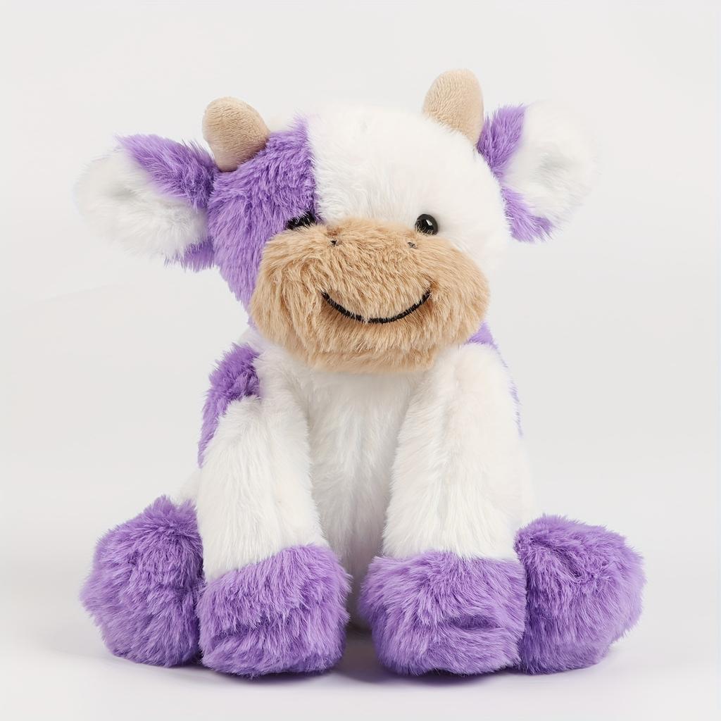 7.87In Cuddly Cow Plush Toy Soft Snuggly Stuffed Animal For Children Cute Silly Cow Doll Kawaii Cattle Plush Kids Birthday Gifts