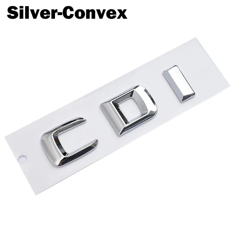 3D ABS Black Chrome Letters For Car Trunk Mercedes Benz A B C E GLK CLS ML 320 220 250 280 CDI Logo Emblem Sticker Accessories