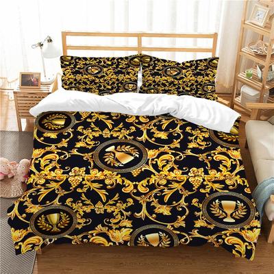 Комплект постельного белья для детей, роскошные модные 3D золотые трофеи, домашнее постельное белье, королевские размеры, покрывала, пододеяльники