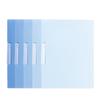 5Pcs Gradient Design A4 File Folder Dustproof Paper Organizer Rotating Side Opening Folder  Receipt