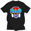Mens Clothing Dad Patrol Shirt Dog Funny Gift Birthday Party Black T-Shirt  Birthday Gift Tee Shirt Fashion Streetwear