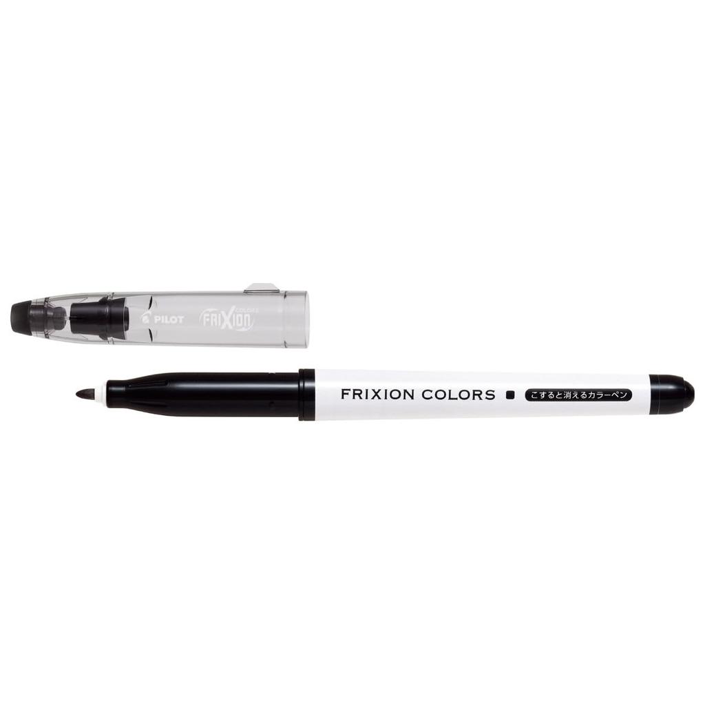 Pilot Цветная ручка Frixion Colors Black, которая исчезает при трении 10 штук SFC100M10B,