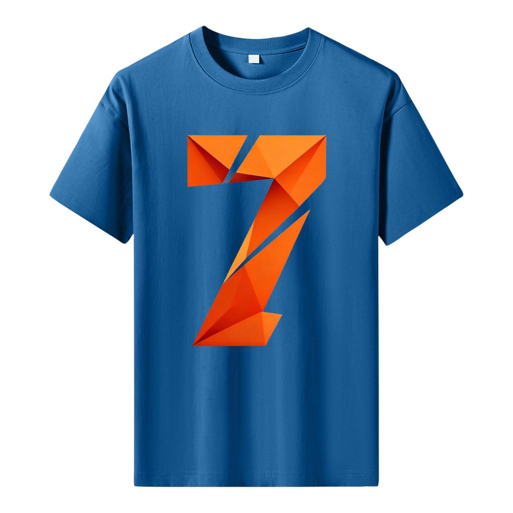 Мужская футболка с коротким рукавом с принтом Мужская свободная повседневная футболка с коротким рукавом