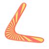 Wooden Returning Boomerang Classic V Shaped Boomerang Outdoor Games Sports Toy