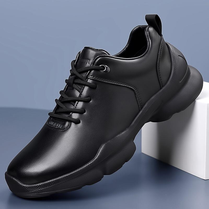 Fashion Versatile Leather Mens Sneakers New Trend Casual Shoes Non-Slip Leisure Male Trainers Leisure Walk Sports Footwear Outdoor Shoes