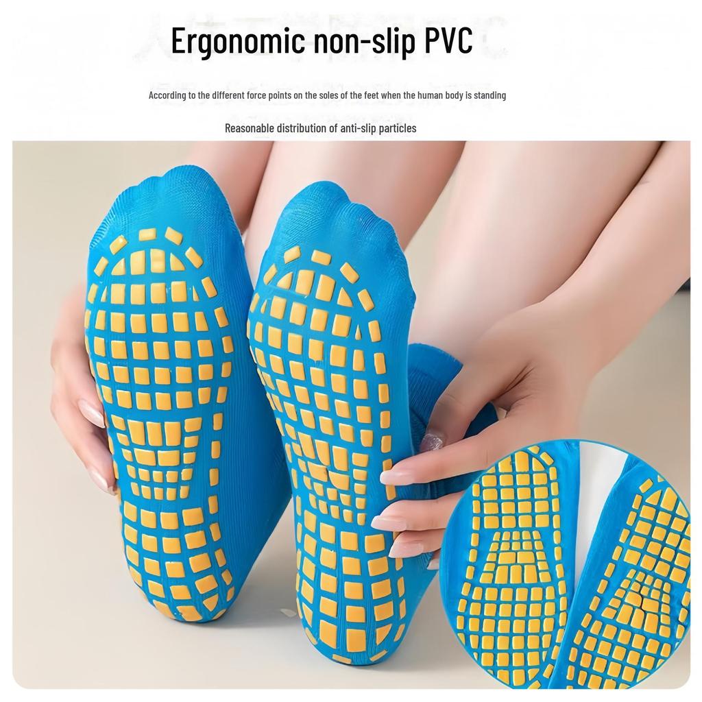 Дышащие нескользящие носки для детских игр и йоги для взрослых с индивидуальным логотипом