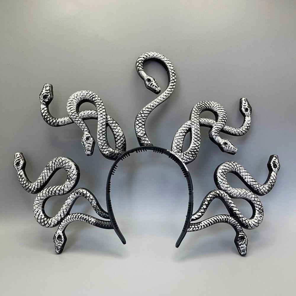 Snake Halloween Headband Realistic Hair Accessories New Hair Hoop  Party Supplies