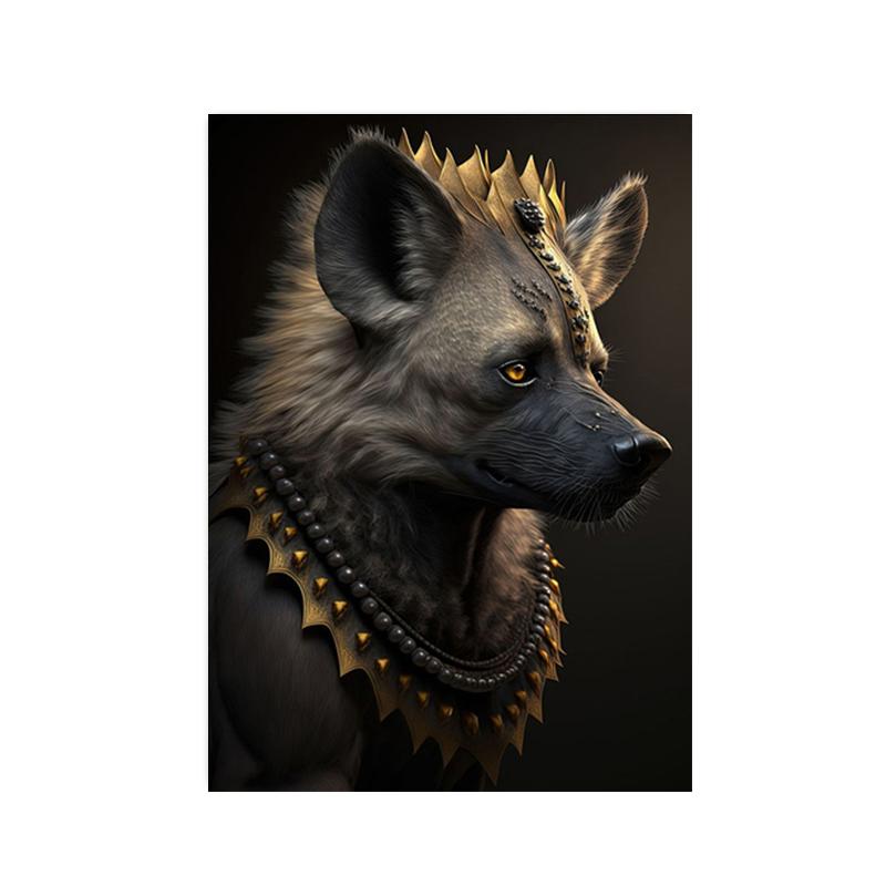 Черное золото животные король горилла лев постеры принты кролик слон холст картины настенное искусство картина для гостиной домашний декор