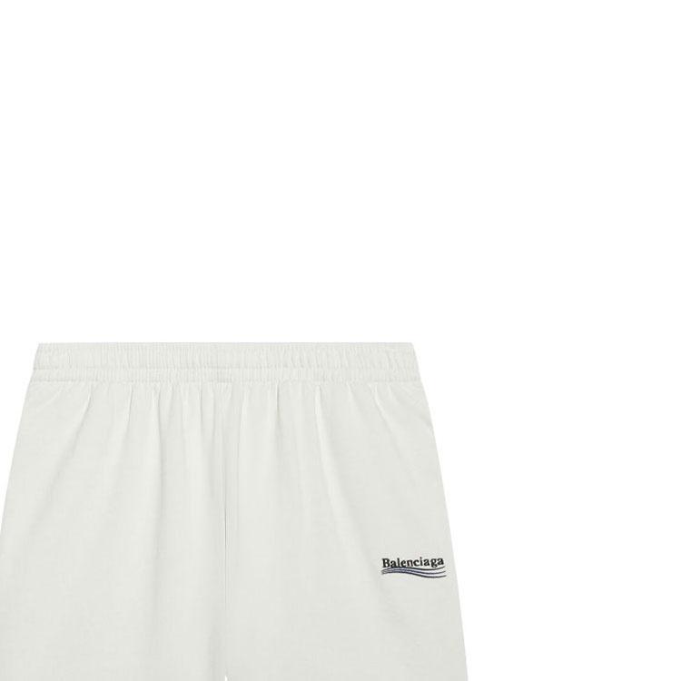 Balenciaga Political Campaign Short 'White' Men's 641608TKVI99084