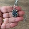 Bohemian Gothic Crystal Pendant Necklace With Cross Chain For Fashion Casual Women Men