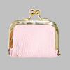 Ladies Mini Coin Purse Genuine Leather Wallet Solid Color Kiss Lock Change Pouch Small Storage Bag for Jewelry Keys