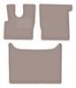 Бежевые велюровые коврики для: Daf XF 106 Автоматическая (2017)