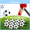White Mini Toy Soccer Ball For Kids Soft Pu Foam Non-inflatable Solid Sports Ball