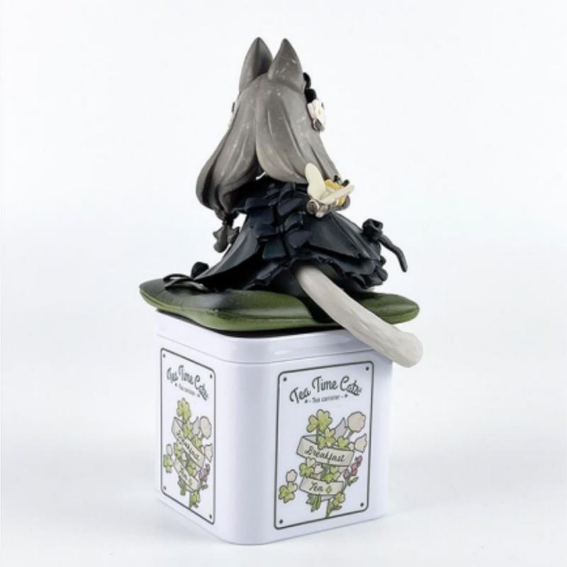 Кот в стиле аниме «Чаепитие» Q-версия, статуэтка звезды Рибозы, коллекционная фигурка, модель, украшения, игрушка, подарки