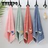 Bathroom Accessories Cartoon Pattern 2Pcs Towels Soft Cotton Towel for Face Washing Water Absorption Household Towels
