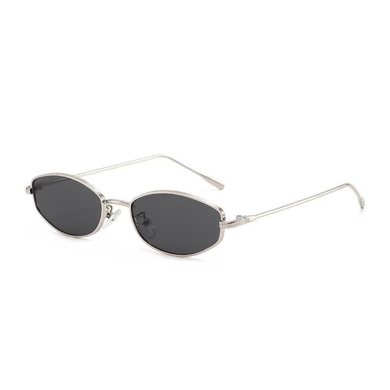 Geometric Cat Eye Sunglasses With Uv400 For Stylish Outdoor Activities And Festivals
