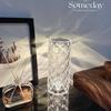 Amill Crystal Table Lamp 3/16 Colors Touch Remote Diamond Lamps Room Decor Atmosphere Bedside Night Light Desktop Projector Lights