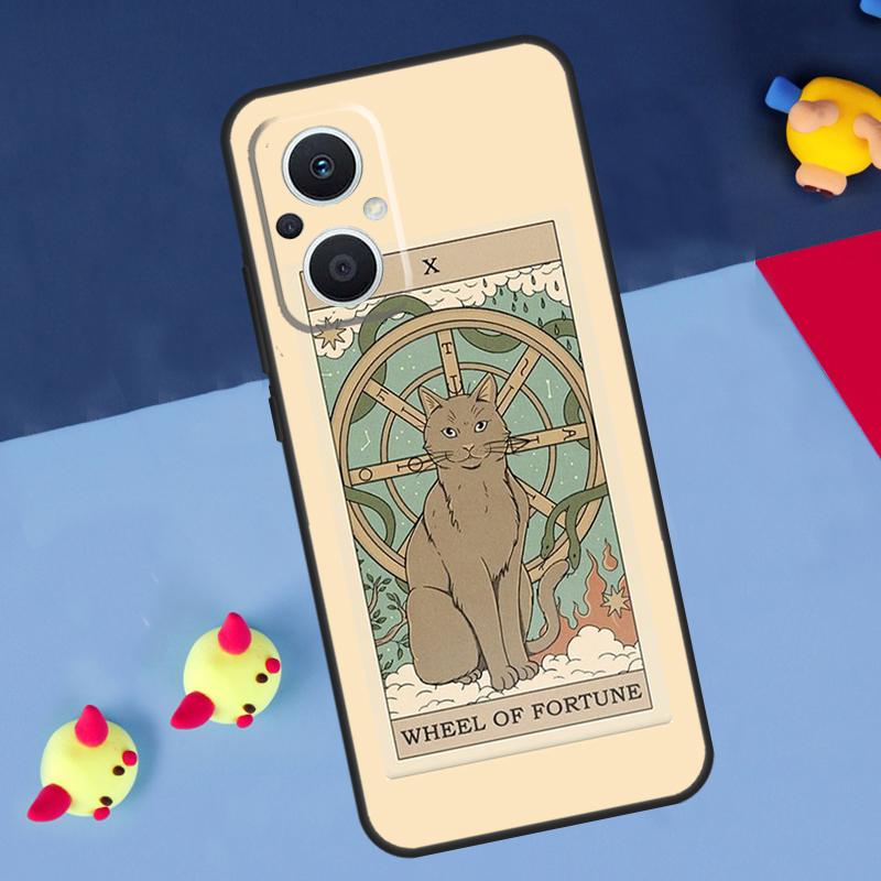 Арт-принт 'Кошка Императрица Таро' Для OPPO Reno 14F 13F 12F 11F 10 11 12 13 14 Pro 8T 7 8 Lite OPPO Find X6 X5 X8 X9 Pro Чехол