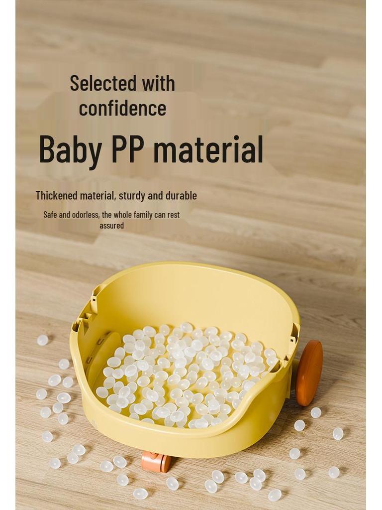 Cartoon Trolley: Movable Multilayer Storage Rack for Snacks, Drinks, and Toys