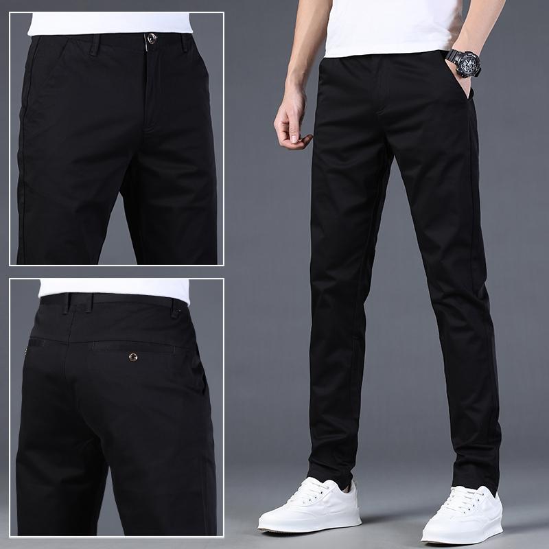 Spring Casual Pants Men's Slim-fit Feet Pants Fashion Korean Version of The Stretch All-match Men's Trousers