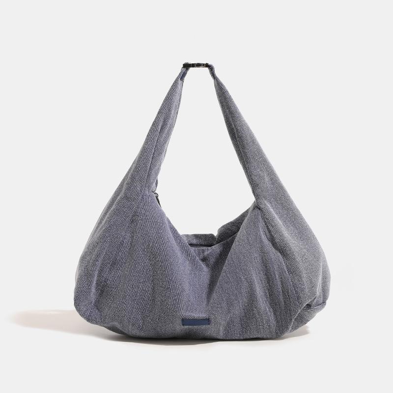 Designer Canvas Denim Cycling Messenger Bag 2024 Large Capacity Crossbody Bag Lightweight Single-Shoulder Travel Bag