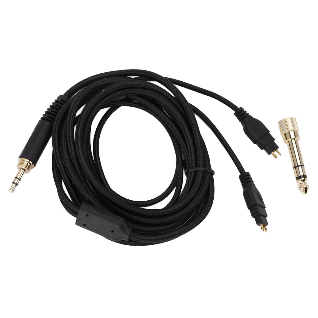 3.5mm Headphone Cable 6.56FT PVC Headphone Replacement Cable with 6.35mm To 3.5mm Adapter for HD580 