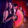 LED Luminous Folding Fan, Party Night Light Show Dance Luminous Props