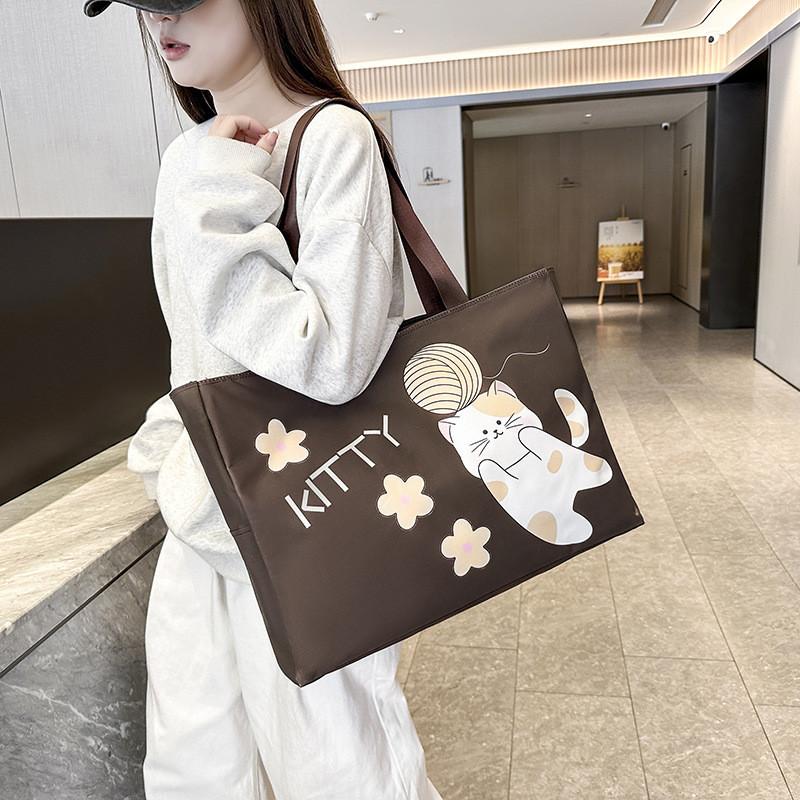 Сумка для хранения вещей для путешествий на короткие расстояния, большая вместительная сумка-тоут, легкая сумка для отдыха, переносная водонепроницаемая сумка для хранения багажа