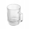 Ribbed Glass Latte Mug 1pc Selena