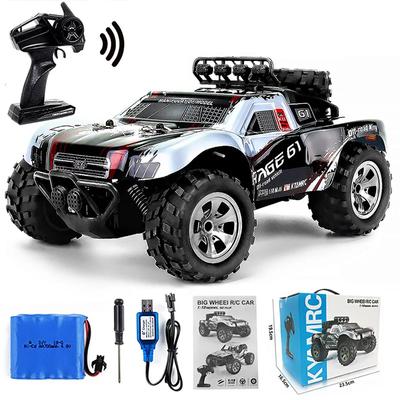 Новый 1:18 18 км/ч 4WD RC автомобиль со светодиодами RC автомобиль высокоскоростной дрифт монстр-трак подходит для взрослых детей игрушки подарки