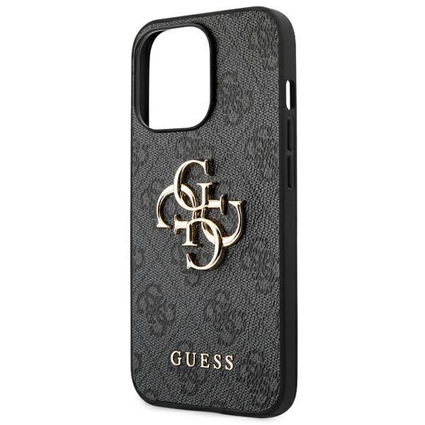 Etui Do Iphone 14 Pro Guess Hardcase 4G Big Metal Logo Szare
