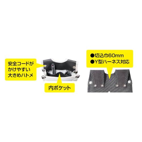 Sankyo Corporation DBLTACT Canvas Electrician's Bag, Black, DTH-01-BK