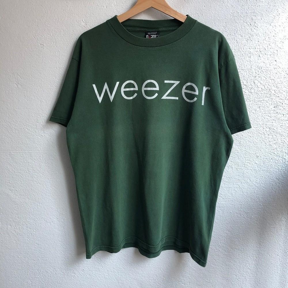 Футболка с принтом группы Weezer 90-х, рок-музыка, короткий рукав, хлопок, унисекс VM6831 Унисекс футболка