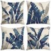 Plant Pillow, Banana Leaf Print, Car Pillow, Bedside Cushion, Linen Pillow Case