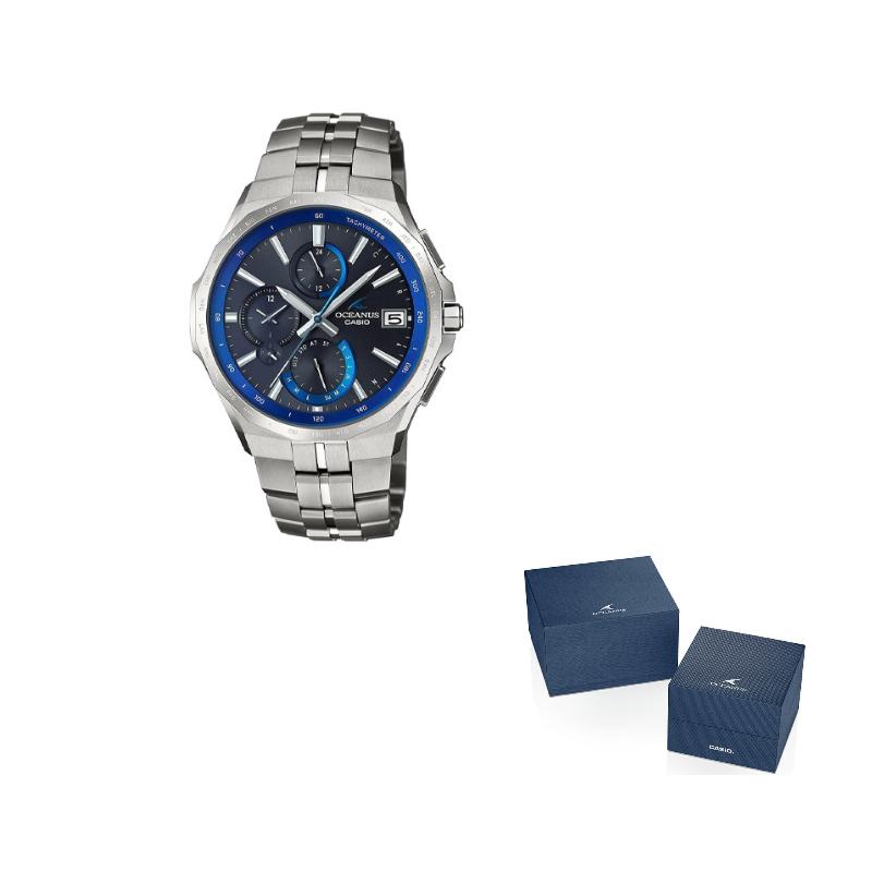 Casio Серия-Poseidon 5000, модные, повседневные и универсальные, классический стрелочный циферблат, водонепроницаемые, кварцевый механизм, титановый ремешок, японские и OCEANUS
