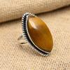 Ювелирные изделия из стерлингового серебра 925 пробы с драгоценным камнем тигрового глаза ручной работы на День Благодарения