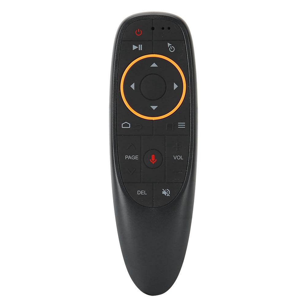 G10 Black Voice Remote Control 2.4G Air Mouse Mini Wireless Keyboard with Gyroscope(2.4g Body