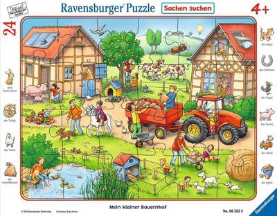 Пазл Ravensburger Где маленькая ферма 06582 0 24 элемента это?